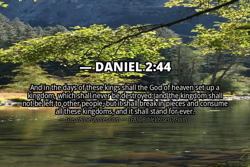 DANIEL 2:44 Verse