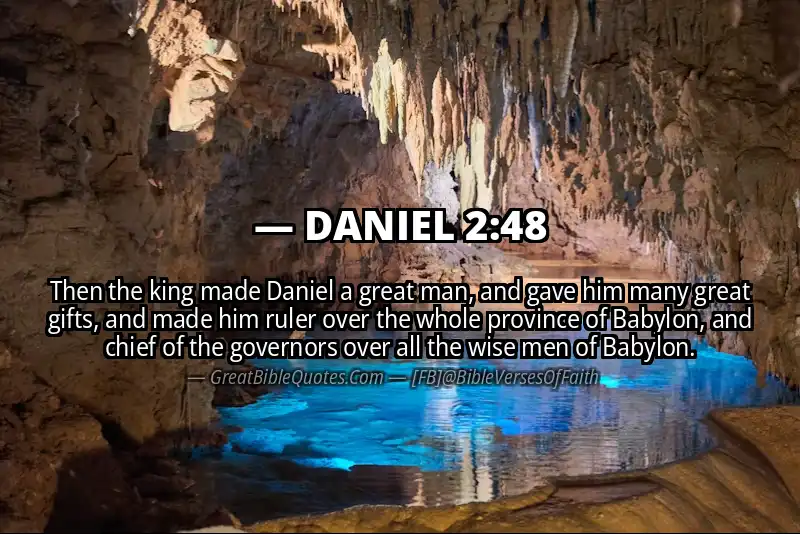 DANIEL 2:48 Verse