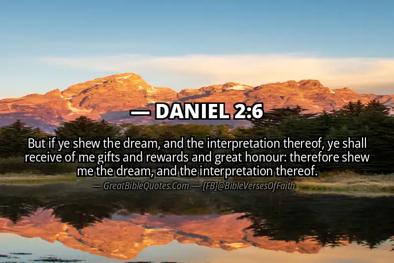 DANIEL 2:6 Verse