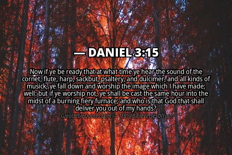 DANIEL 3:15 Verse