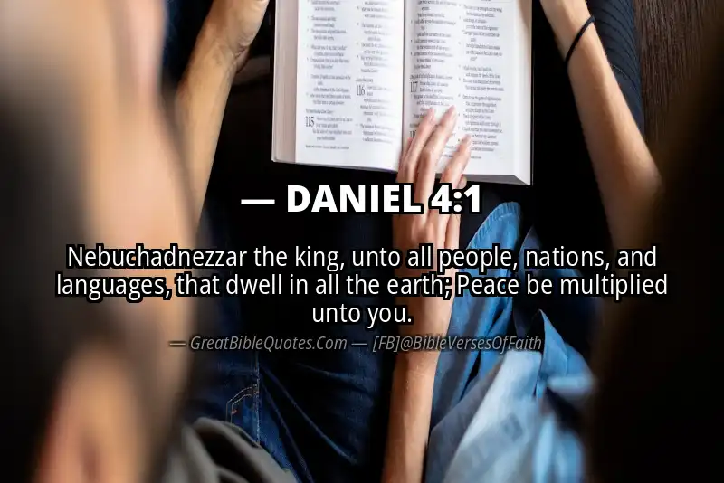 DANIEL 4:1 Verse