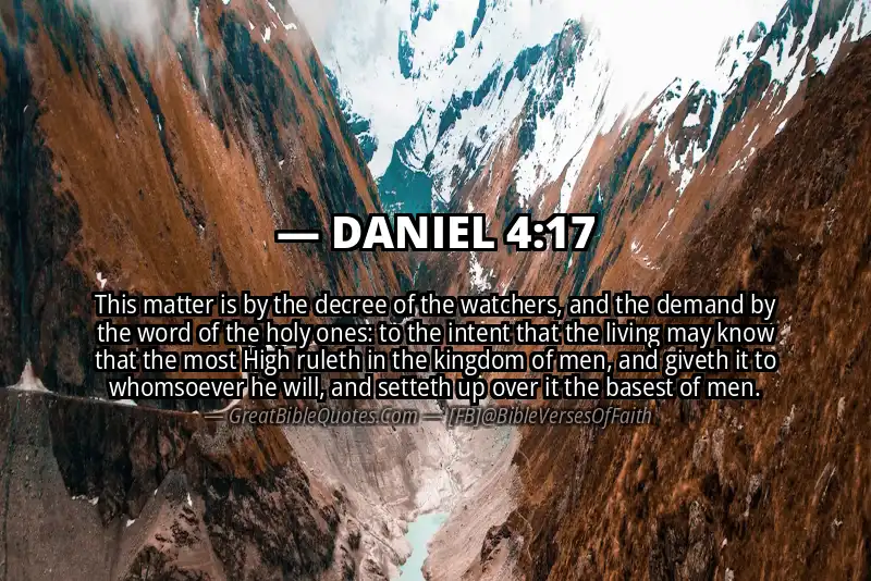 DANIEL 4:17 Verse