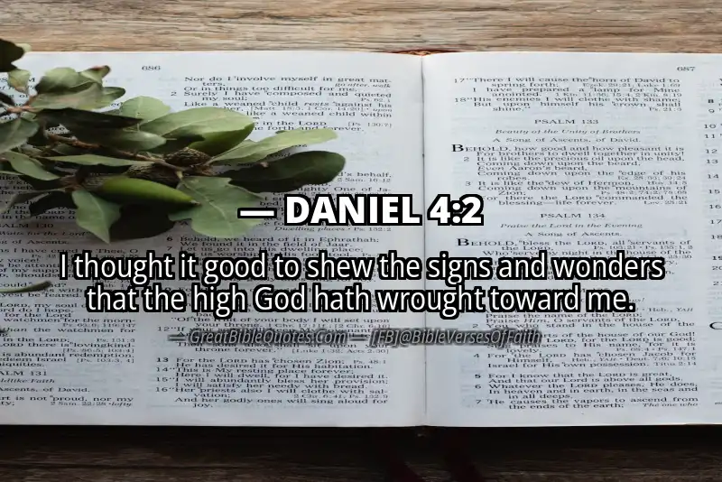DANIEL 4:2 Verse Image