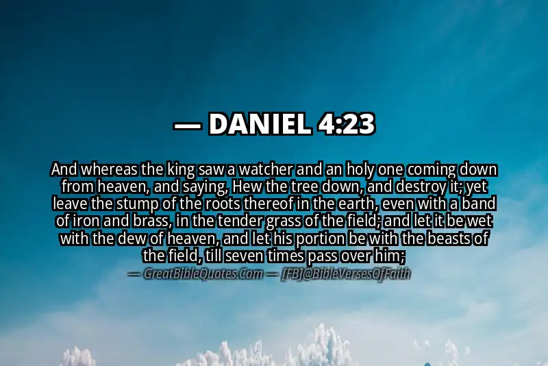 DANIEL 4:23 Verse