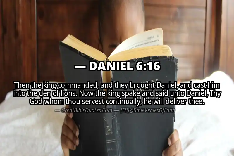 DANIEL 6:16 Verse