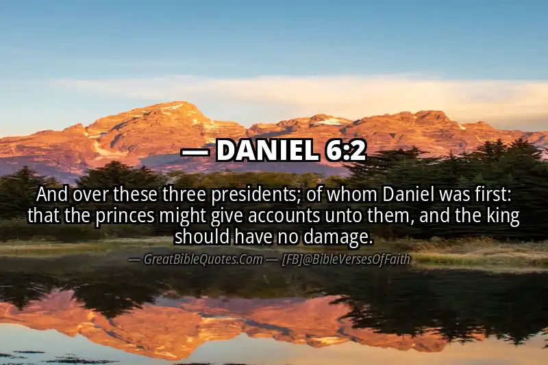 DANIEL 6:2 Verse