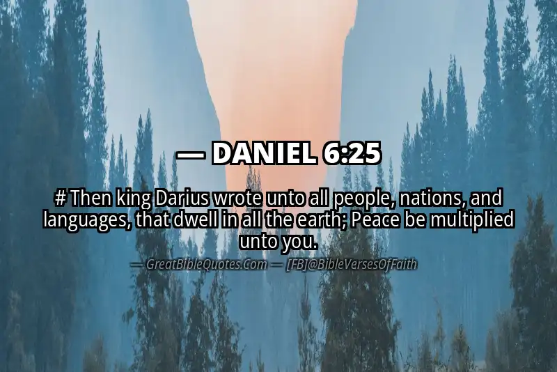 DANIEL 6:25 Verse Image