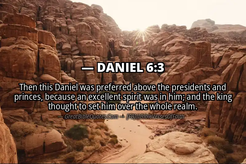 DANIEL 6:3 Verse