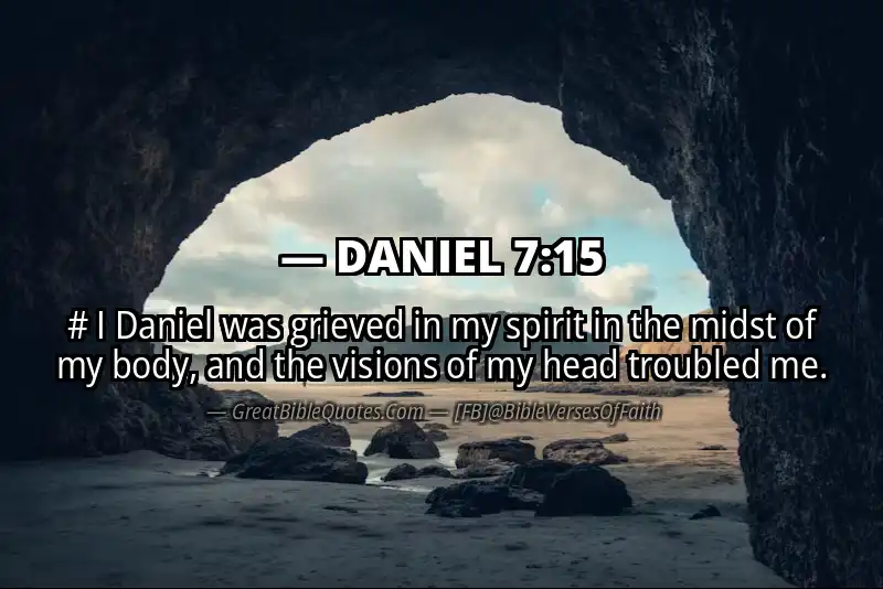 DANIEL 7:15 Verse