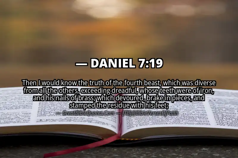 DANIEL 7:19 Verse