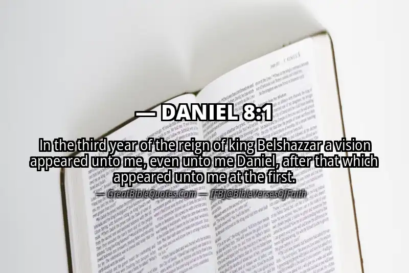 DANIEL 8:1 Verse