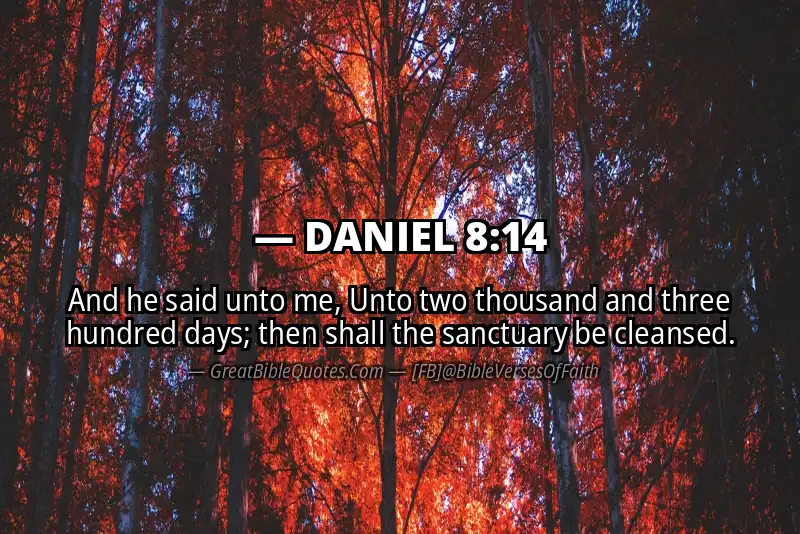 DANIEL 8:14 Verse Image