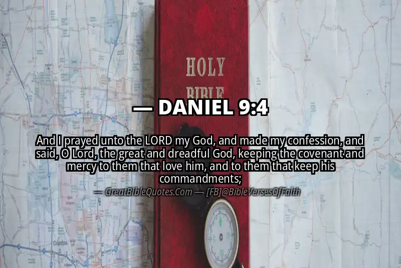 DANIEL 9:4 Verse