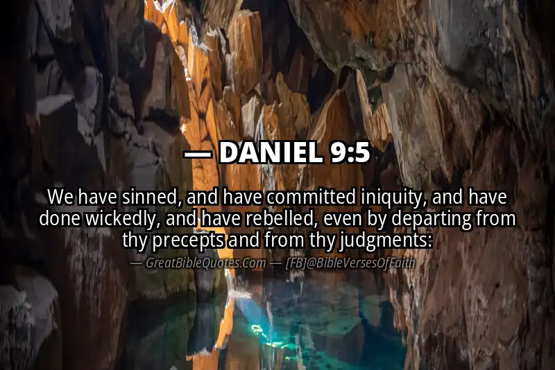 DANIEL 9:5 Verse