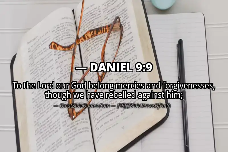 DANIEL 9:9 Verse