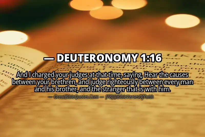 Bible verse: DEUTERONOMY 1:16 Image