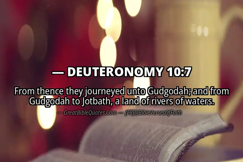 Bible verse: DEUTERONOMY 10:7 Image