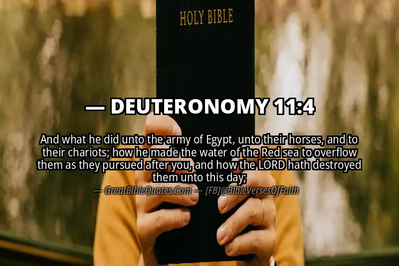 DEUTERONOMY 11:4 Verse