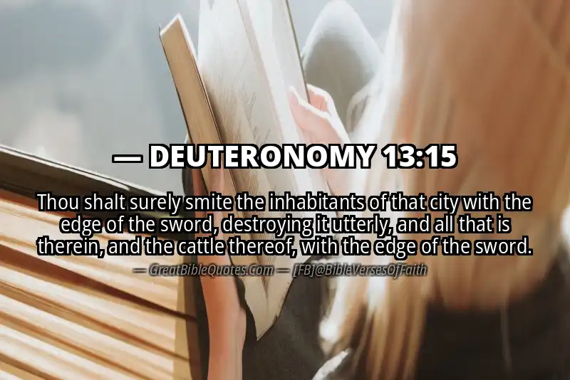 DEUTERONOMY 13:15 Verse