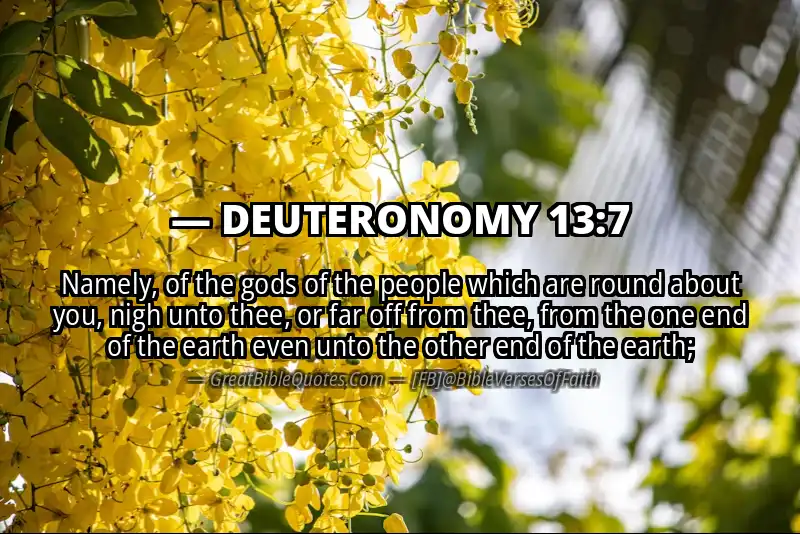 DEUTERONOMY 13:7 Verse Image