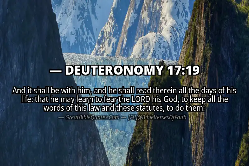 DEUTERONOMY 17:19 Verse