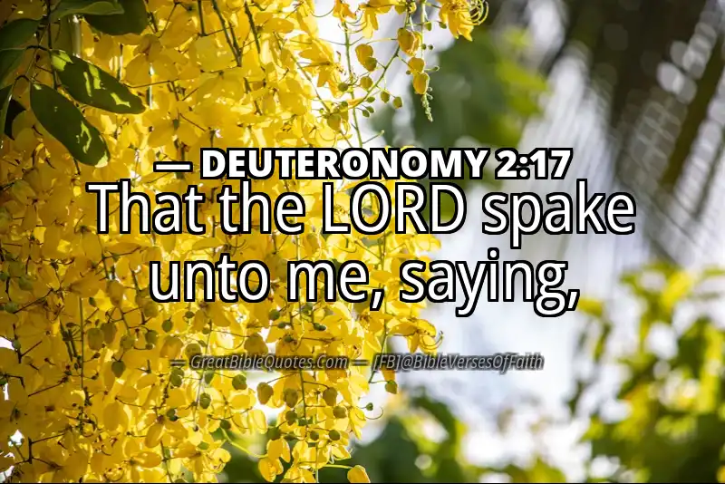 DEUTERONOMY 2:17 Verse