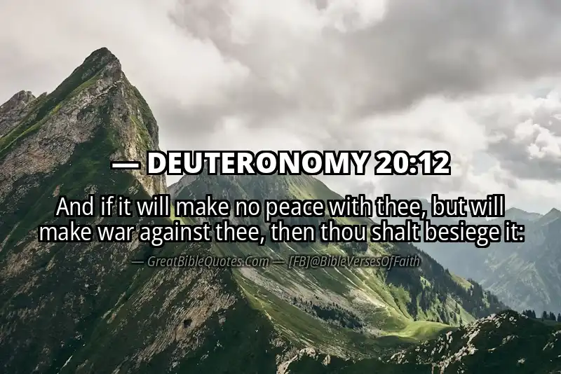 DEUTERONOMY 20:12 Verse