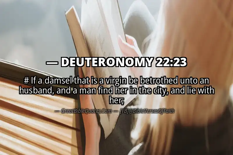 DEUTERONOMY 22:23 Verse