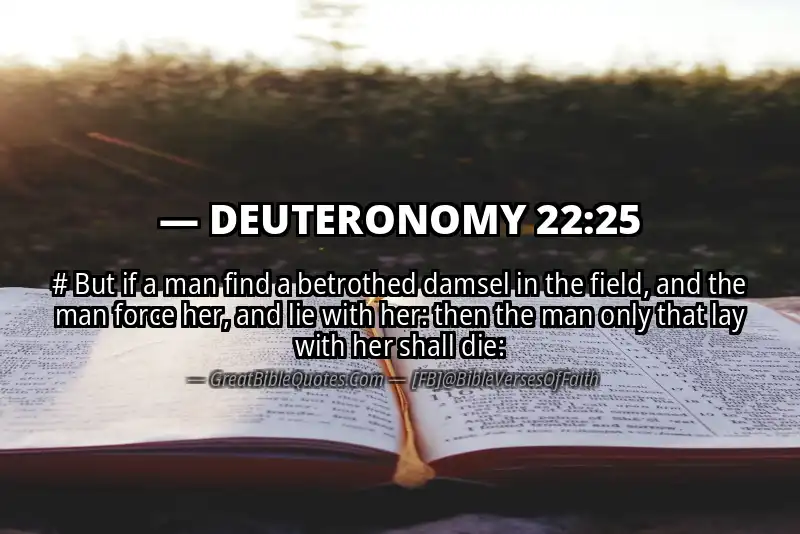 DEUTERONOMY 22:25 Verse