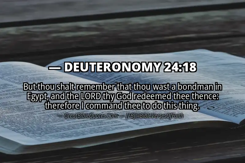 DEUTERONOMY 24:18 Verse