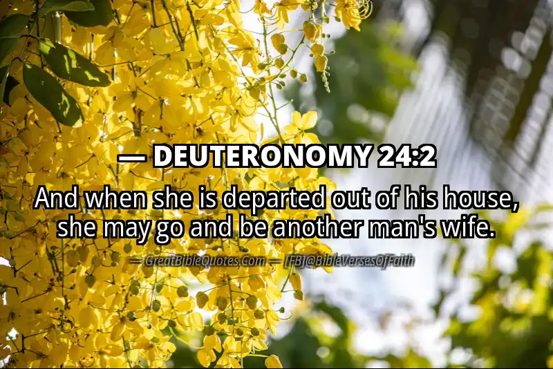 DEUTERONOMY 24:2 Verse