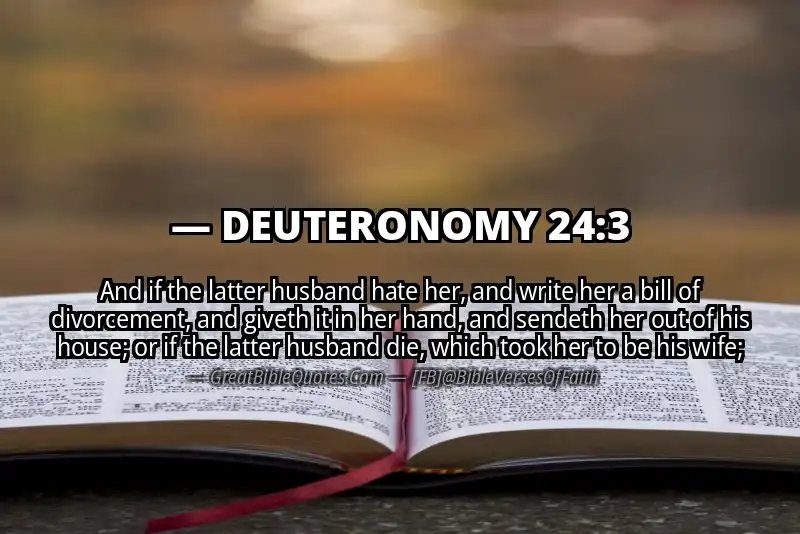 DEUTERONOMY 24:3 Verse