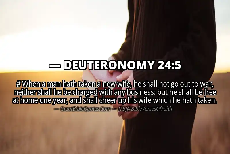 DEUTERONOMY 24:5 Verse