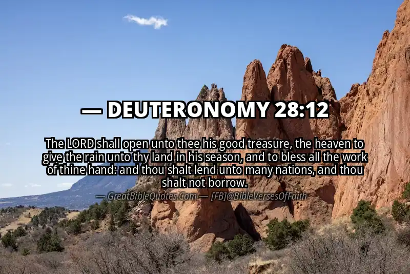DEUTERONOMY 28:12 Verse