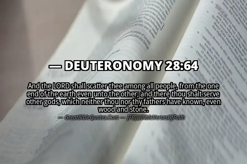 DEUTERONOMY 28:64 Verse