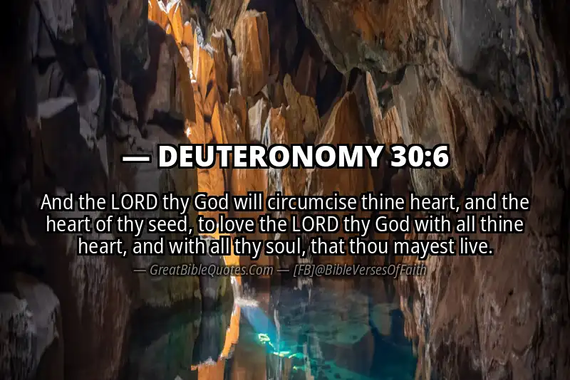 DEUTERONOMY 30:6 Verse