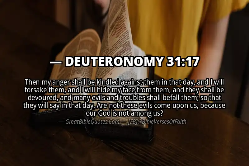DEUTERONOMY 31:17 Verse