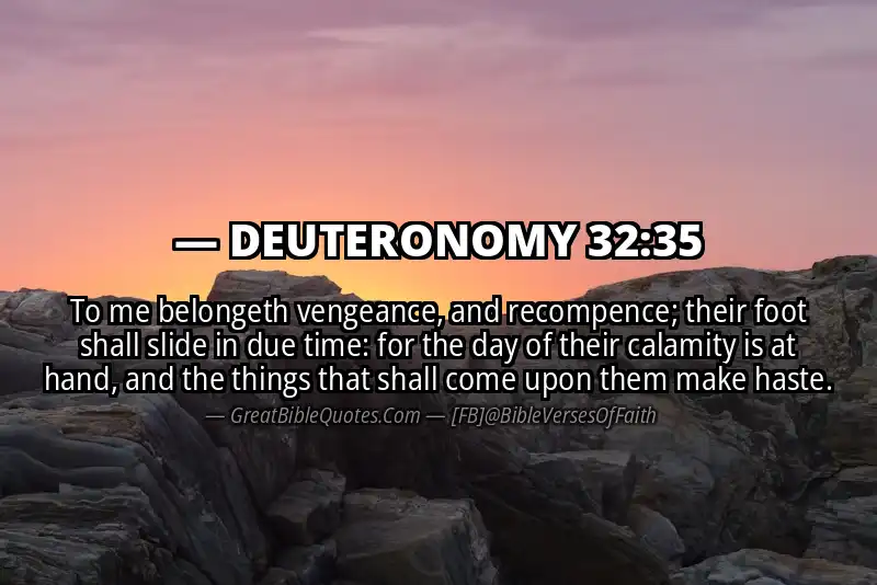 DEUTERONOMY 32:35 Verse