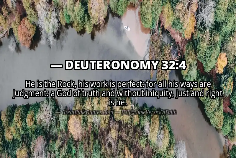 DEUTERONOMY 32:4 Verse