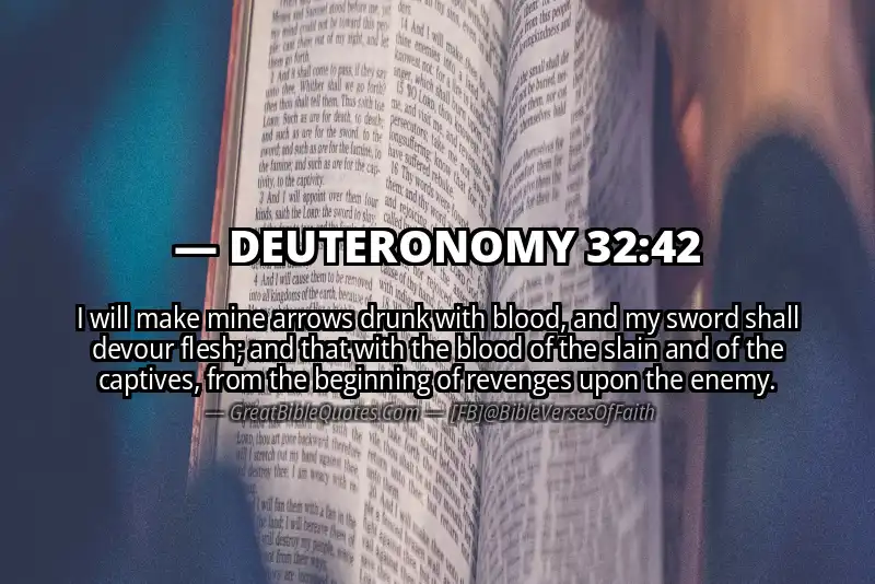 DEUTERONOMY 32:42 Verse