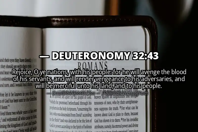 DEUTERONOMY 32:43 Verse