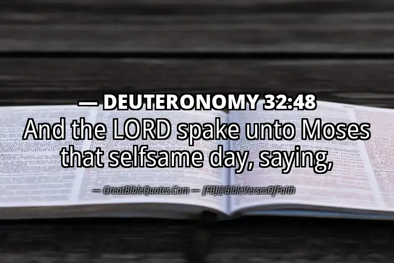 DEUTERONOMY 32:48 Verse