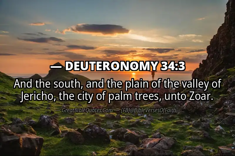DEUTERONOMY 34:3 Verse
