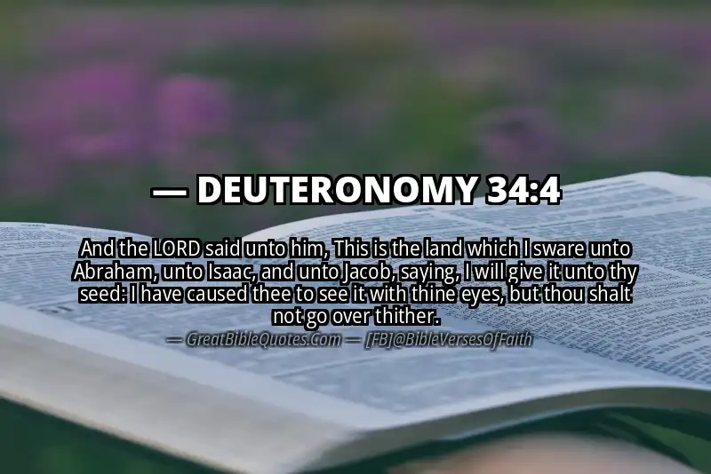 DEUTERONOMY 34:4 Verse