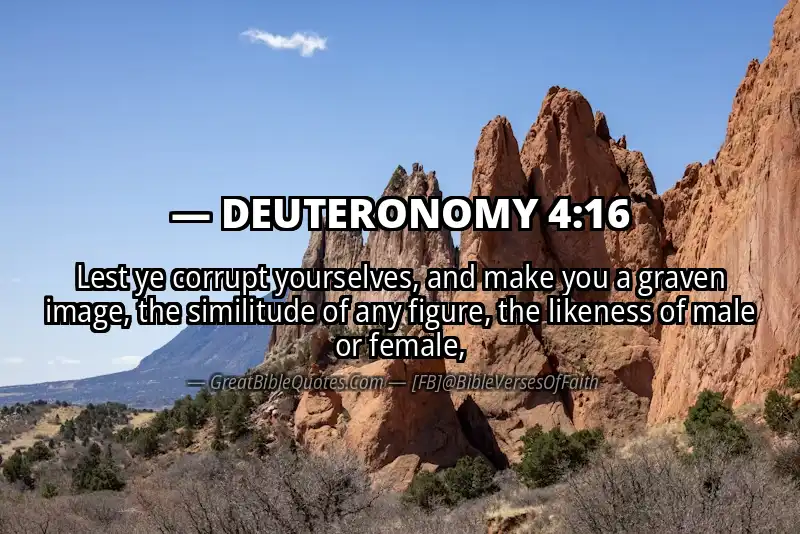 DEUTERONOMY 4:16 Verse