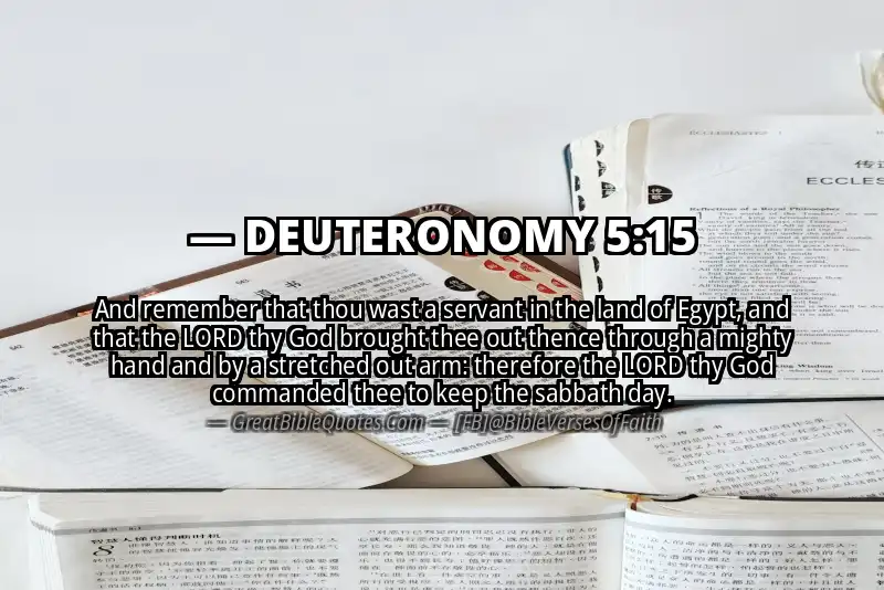 DEUTERONOMY 5:15 Verse