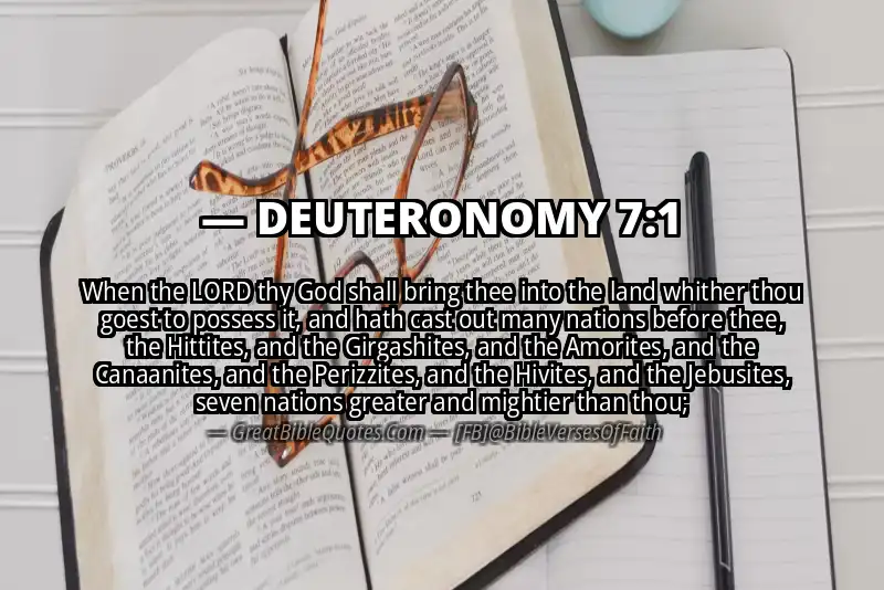 DEUTERONOMY 7:1 Verse