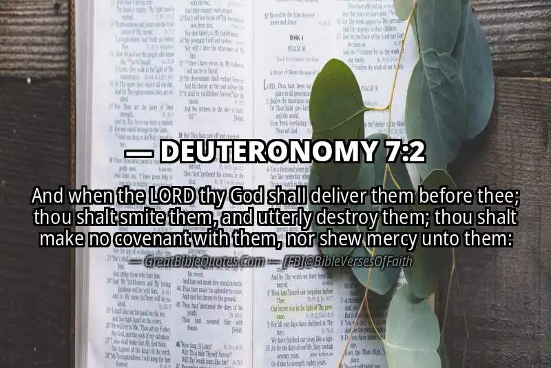 DEUTERONOMY 7:2 Verse