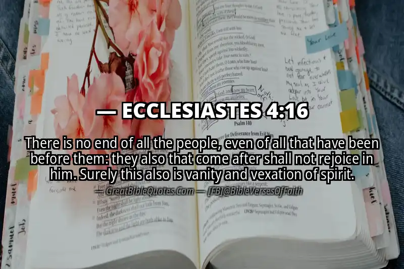 ECCLESIASTES 4:16 Verse