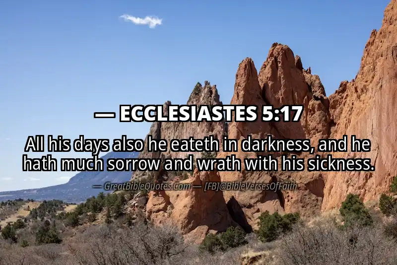ECCLESIASTES 5:17 Verse Image